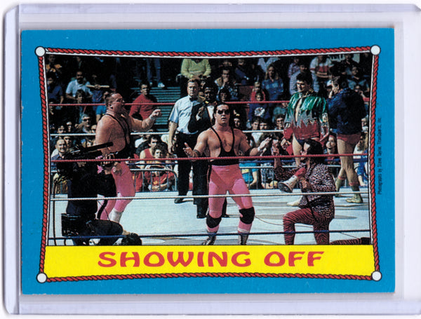 1987 Topps WWF #63 The Hart Foundation