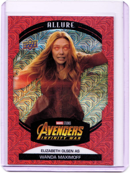 2022 Upper Deck Marvel Allure - Sunrise #81 Elizabeth Olsen as Wanda  Maximoff