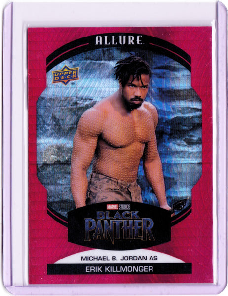 2022 Upper Deck Marvel Allure - Red Prism #69 Michael B. Jordan as Erik Killmonger