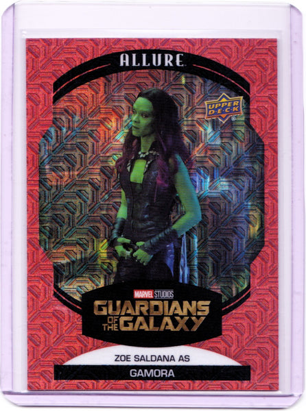 2022 Upper Deck Marvel Allure - Sunrise #36 Zoe Saldana as Gamora