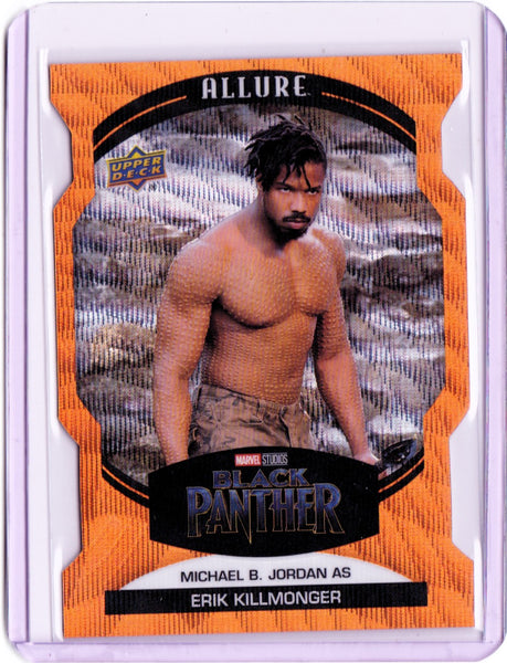 2022 Upper Deck Marvel Allure - Orange Slice Die-Cut #69 Michael B. Jordan as Erik Killmonger