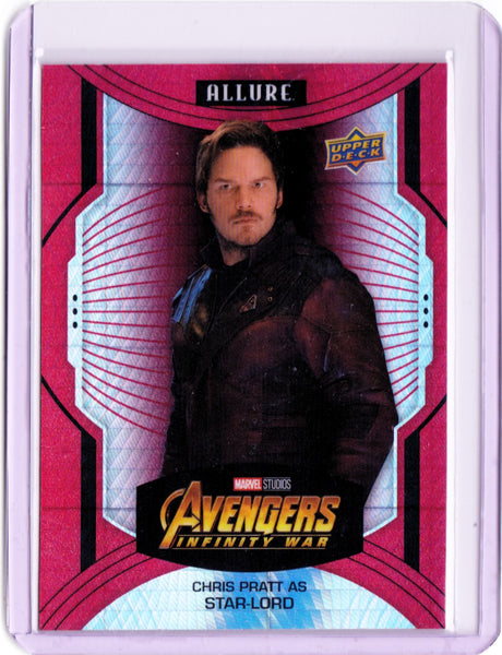 2022 Upper Deck Marvel Allure - Red Prism #145 High Series - Chris Pratt as Star-Lord