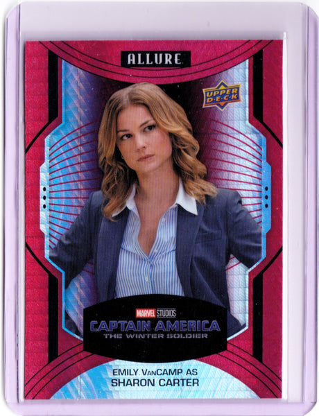 2022 Upper Deck Marvel Allure - Red Prism #129 High Series - Emily VanCamp as Sharon Carter
