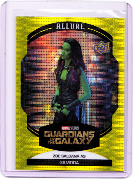 2022 Upper Deck Marvel Allure - Yellow Taxi #36 Zoe Saldana as Gamora
