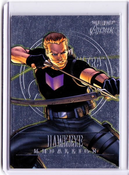 2022 Fleer Ultra Avengers - Medallions #M-15 Hawkeye