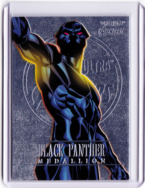 2022 Fleer Ultra Avengers - Medallions #M-4 Black Panther