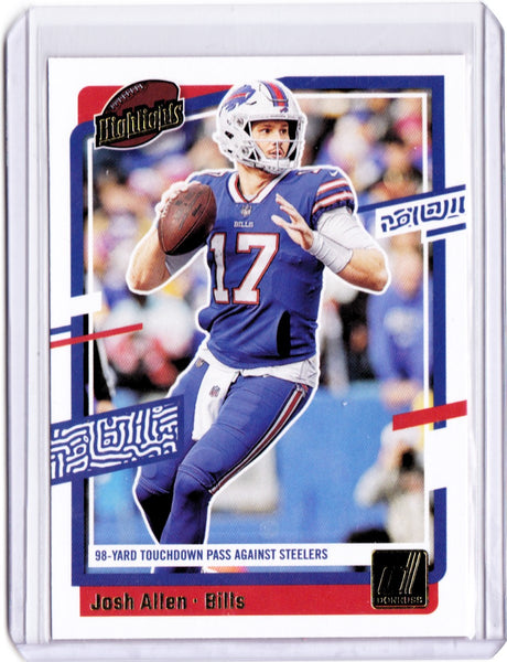 2023 Panini Donruss - Highlights #H-JA Josh Allen