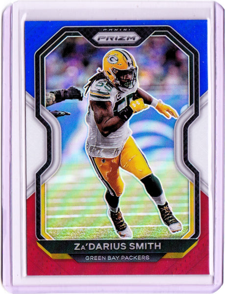 2020 Panini Prizm - Red White & Blue Prizm #210 Za'Darius Smith