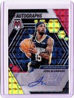 2022-23 Panini Mosaic - Autographs Mosaic - Choice Prizm #AM-ALV Jose Alvarado