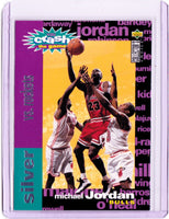 1995-96 Upper Deck Collector's Choice - Crash the Game Redemption Scoring - Silver #C1 Michael Jordan (vs. Rockets)