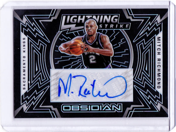 2020-21 Panini Obsidian - Lightning Strike Signatures #LS-MRI Mitch Richmond /99