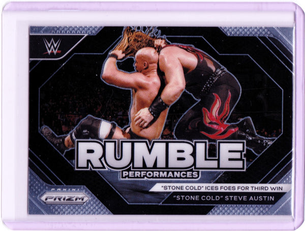 2024 Panini Prizm WWE - Rumble Performances #16 "Stone Cold" Steve Austin