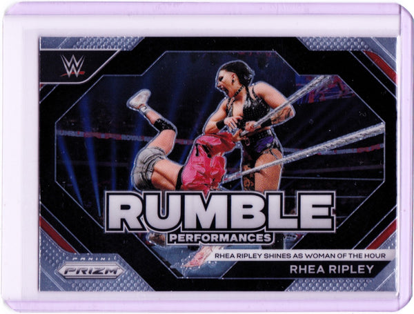 2024 Panini Prizm WWE - Rumble Performances #14 Rhea Ripley