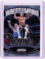 2024 Panini Prizm WWE - WrestleMania Moments #40 "The American Nightmare" Cody Rhodes
