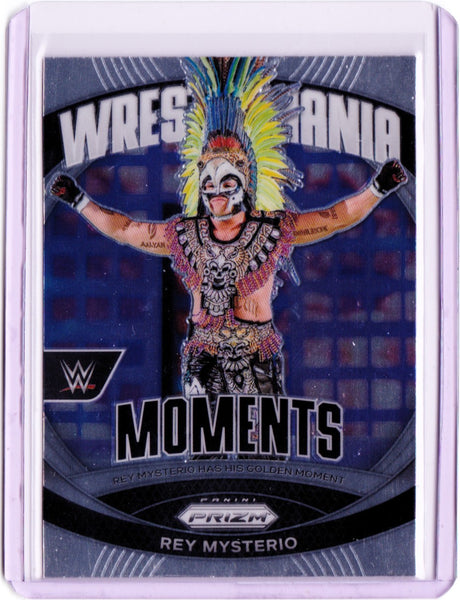 2024 Panini Prizm WWE - WrestleMania Moments #31 Rey Mysterio