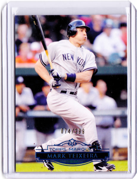 2011 Topps Marquee - Blue #7 Mark Teixeira /299