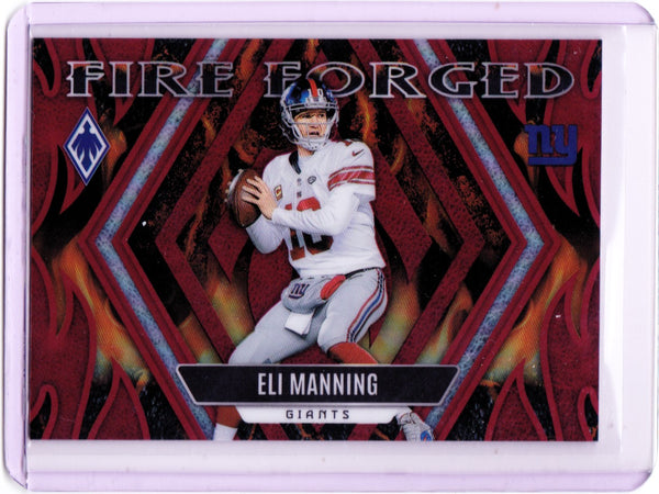 2023 Panini Phoenix - Fire Forged - Red #FF-4 Eli Manning /199