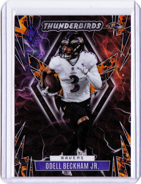 2023 Panini Phoenix - Thunderbirds - Lava #TB-OBJ Odell Beckham Jr. /150