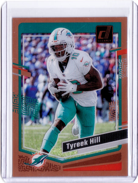 2023 Panini Clearly Donruss - Orange #32 Tyreek Hill /75