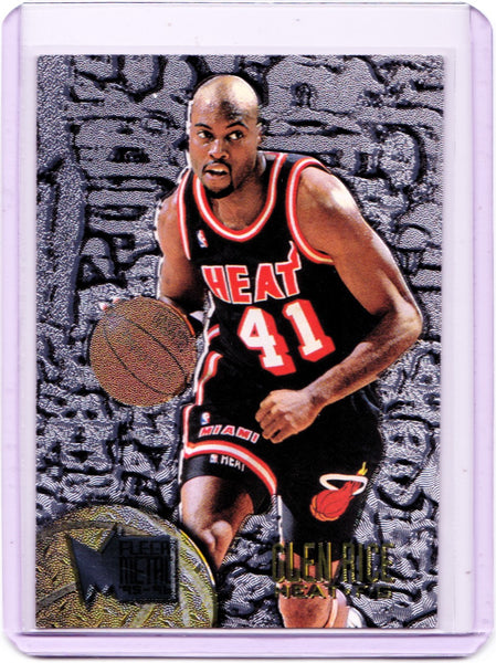 1995-96 Fleer Metal - Silver Spotlight #59 Glen Rice