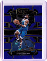 2023-24 Panini Select - Blue #37 Concourse - Anthony Edwards