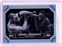 2024 Topps Chrome UFC - Negative Refractor #81 Israel Adesanya