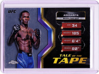 2024 Topps Chrome UFC - Tale of the Tape #TFT-18 Israel Adesanya