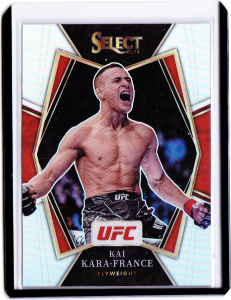 2022 Panini Select UFC - Silver Prizm #112 Premier Level - Kai Kara-France