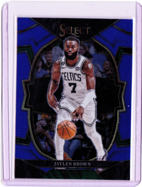 2022-23 Panini Select - Blue #32 Concourse Jaylen Brown