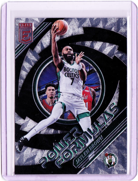 2021-22 Donruss Elite - Power Formulas #18 Jaylen Brown