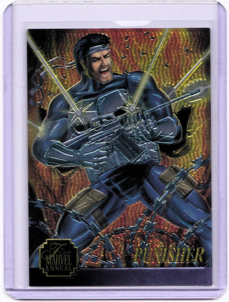 1995 Flair Marvel Annual - Chromium #9 Punisher