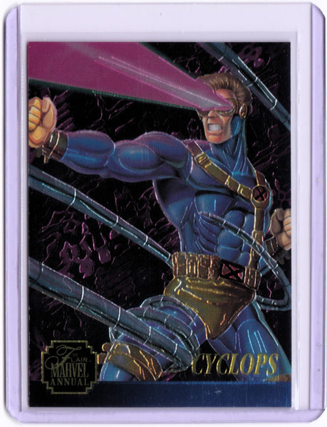 1995 Flair Marvel Annual - Chromium #8 Cyclops