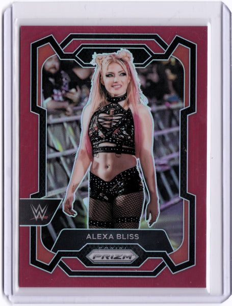 2024 Panini Prizm WWE - Red Prizm #138 Alexa Bliss /299