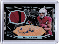 2018 Panini Obsidian - Rookie Jersey Autographs - Electric Etch Orange #RJ-CK  Christian Kirk /50