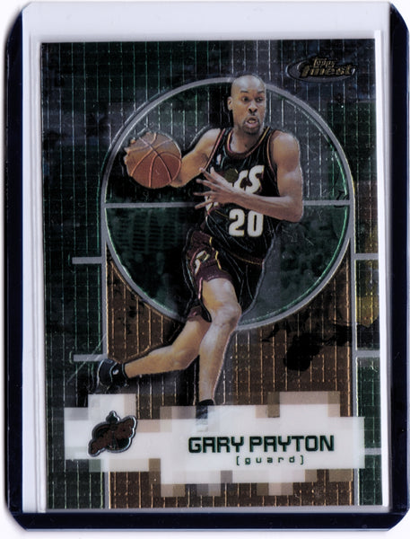 2000-01 Topps Finest #52 Gary Payton