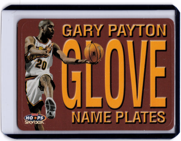 1999-00 Skybox NBA Hoops - Name Plates #4 NP Gary Payton
