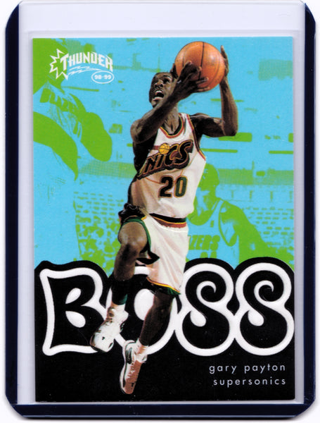 1998-99 Skybox Thunder - Boss #14 B Gary Payton