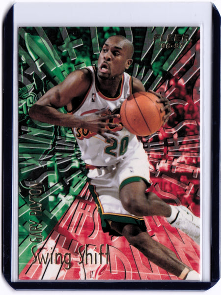1996-97 Fleer - Swing Shift #10 Gary Payton