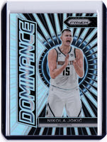2023-24 Panini Prizm - Dominance - Silver Prizm #10 - Nikola Jokic