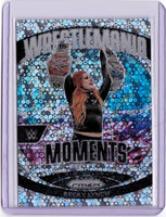 2024 Panini Prizm WWE - WrestleMania Moments - Under Card Prizm #28 Becky Lynch