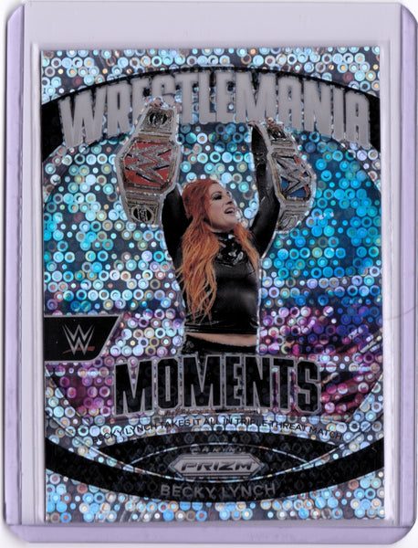 2024 Panini Prizm WWE - WrestleMania Moments - Under Card Prizm #28 Becky Lynch