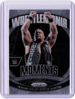 2024 Panini Prizm WWE - WrestleMania Moments #18 "Stone Cold" Steve Austin