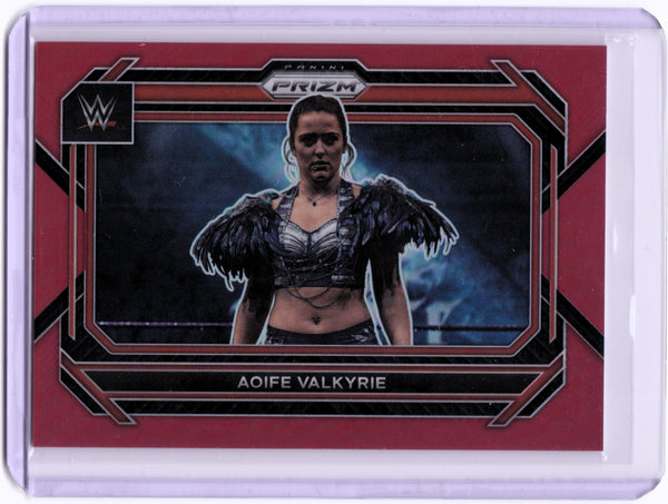 2023 Panini Prizm WWE - Red Prizm #66 Aoife Valkyrie /299