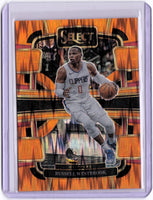 2023-24 Panini Select - Orange Flash Prizm #55 Concourse - Russell Westbrook