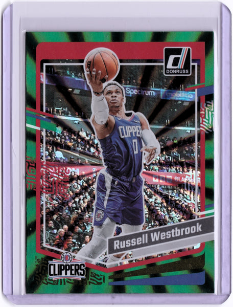 2023-24 Panini Donruss - Holo Green Laser #145 Russell Westbrook