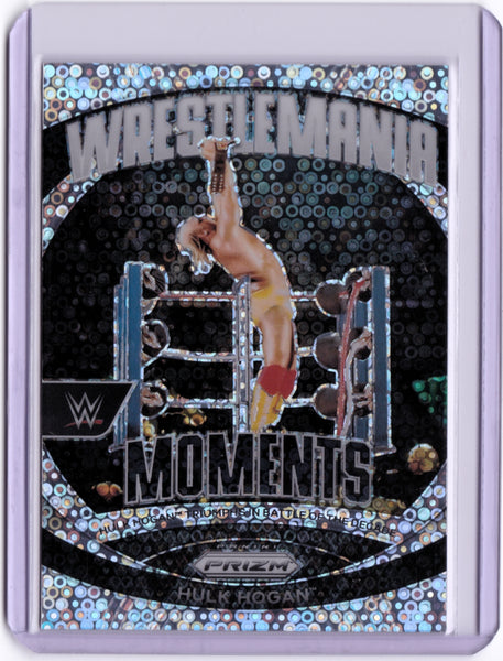 2024 Panini Prizm WWE - WrestleMania Moments - Under Card Prizm #19 Hulk Hogan