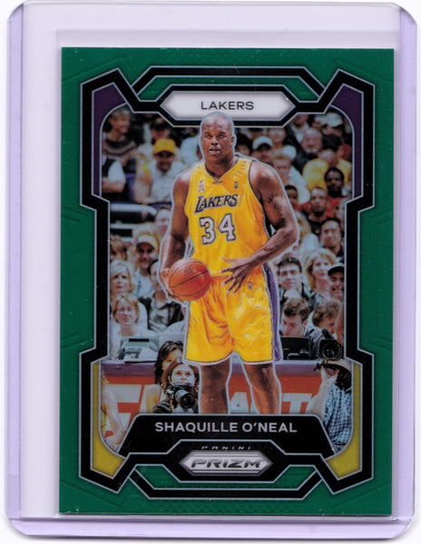 2023-24 Panini Prizm - Green Prizm #181 Shaquille O'Neal