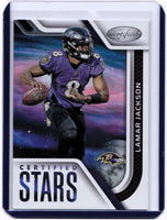 2022 Panini Certified - Certified Stars #CS-5 Lamar Jackson