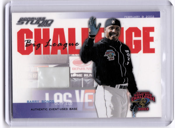2003 Donruss Studio - Big League Challenge - Materials #BLC-40 Barry Bonds