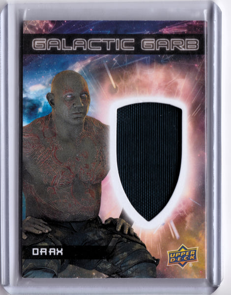 2017 Upper Deck Marvel Guardians of the Galaxy Volume 2 - Galactic Garb #SM-19 Drax